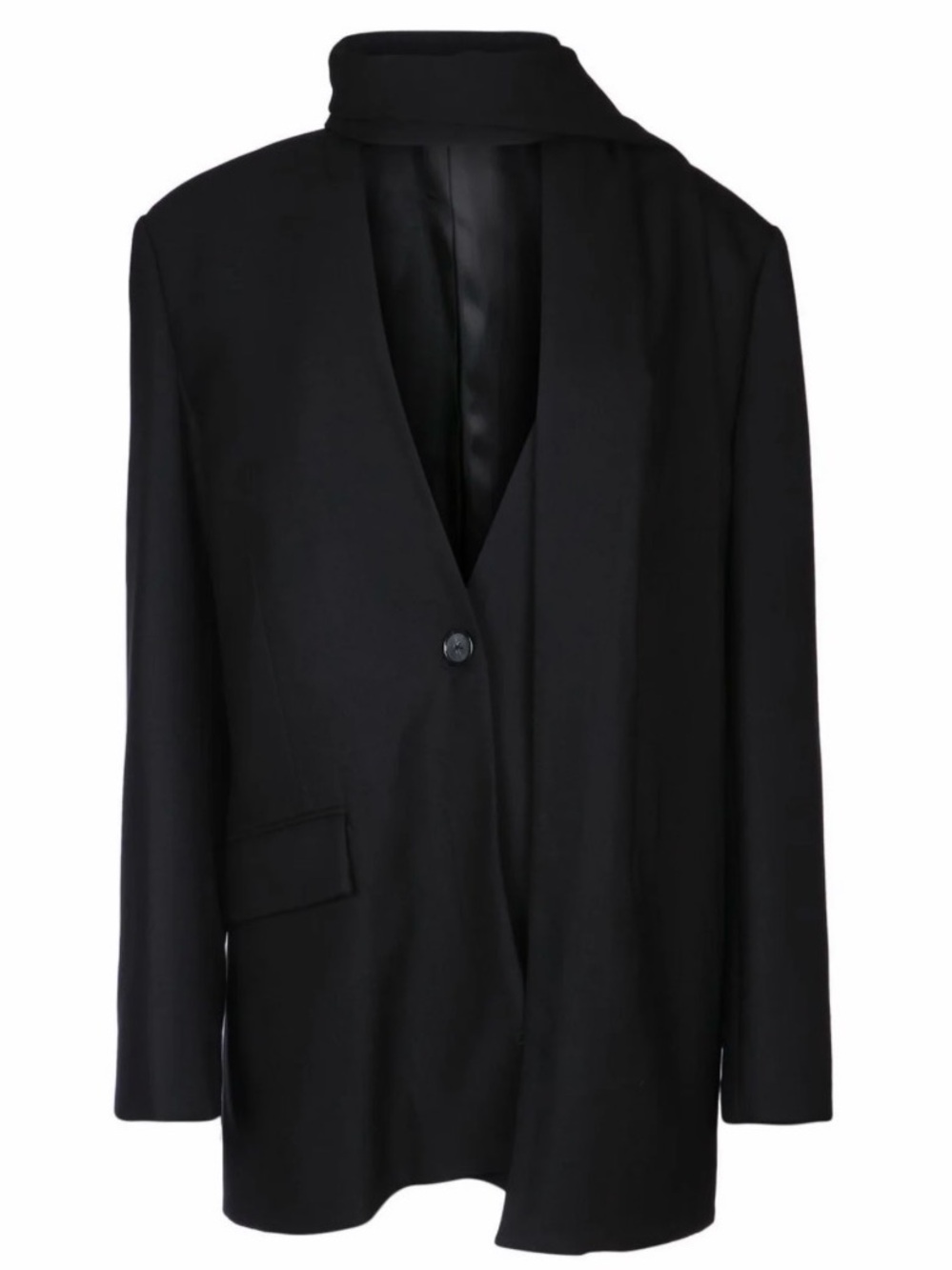 Toteme Single-Breasted Blazer With Scarf